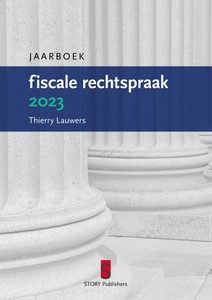 Een foto van de cover van Jaarboek Fiscale Rechtspraak door auteur Thierry Lauwers en uitgeverij Story Publishers